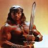 Conan The Barbarian Sword,42 '' Handmade Atlantean Swords 1095 Carbon Steel Brass Fittings, Full Tang, Cow Hide Leather Sheath Viking sw0rd of King 7.5 lbs Gifts for Men (Conan Atlantean Sword) view 2