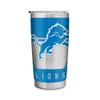 Rico Industries NFL Football Detroit Lions 20oz Stainless Steel Tumbler with Lid - Great For Coffee, Tea, Water or Cocktails view 1