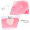 BIUDECO Fur Hand Warmer Plush Muffs for Women Girls Soft Faux Fur Hand Warmer Pillow Peach Pattern for Cold Weather Cozy Stylish view 2