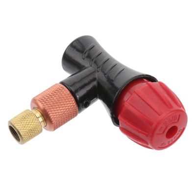 GOOHOCHY Inflator Head Bike Inflator Adapter Air Pump Nozzle Portable Gas Cylinder Thickened Explosion Mountain Bike Pumping Accessory Random Color