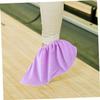 COOLHIYA 2pairs Bowling Shoe Lint-Resistant Washable Non- Design for Women and Convenient Bowling Accessories Elastic for Indoor Use Violet view 4