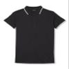Guess Boys Organic Cotton Polo with Taping, Jet Black, 16 view 1