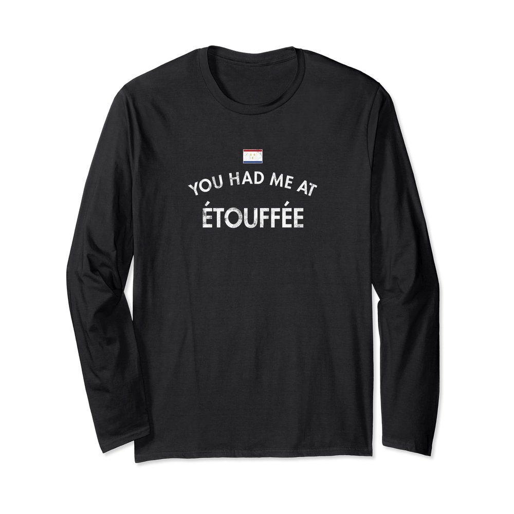 Crawfish Etouffee Mardi Gras Cuisine New Orleans Carnival Long Sleeve T-Shirt