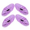 FOYTOKI 2pairs Bowling Shoe Covers for Women Thickened Foot Covers Washable and Bowling Accessories Suitable for Indoor Use Grape view 1