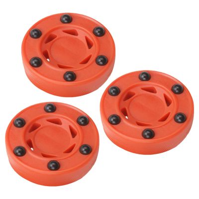 TOVINANNA 3pcs Inline Roller Hockey Pucks Durable Street Hockey Pucks for Indoor and Outdoor Training Enhance Skills and Flexibility for All Ages