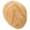 Pomya Studded Face Cover, Latex Props Funny Soft Spikes Face Cover for for Music Festival (Gold) view 2