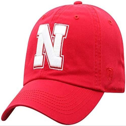 Collegiate Hats - Fitted Caps Adjustable Hats and Snapbacks Available (Adjustable Hat, Nebraska Logo)