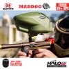 Maddog Empire Halo Too Automatic Electronic Paintball Loader Hopper with HPA Paintball Tank Fill Nipple Protector | Feeds 20+ BPS | Limited Edition Matte Olive | No Speed Feed view 3