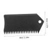 GOOHOCHY Carbon Fiber Pattern Wax Scraping Comb for Surfboards Skis Easy Keyless Design Single Pack Plastic Wax Remover view 4
