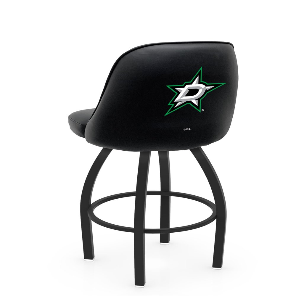 L048 Logo Grizzly Dallas Stars Swivel Counter Stool