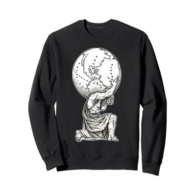Atlas Greek God Titan Mythology Sweatshirt