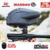 Maddog Empire Halo Too Automatic Electronic Paintball Loader Hopper with HPA Paintball Tank Fill Nipple Protector | Feeds 20+ BPS | Limited Edition Matte Gray | No Speed Feed view 2