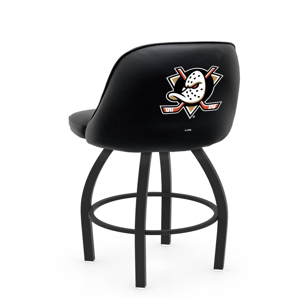 L048 Logo Grizzly Anaheim Ducks Swivel Counter Stool