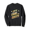 Gamers Video Gaming Geek Nerd Retro Side Quests Adventures Sweatshirt view 1