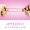 [5 Packs] Baseball Bat Grip Choke Up Rings for Youth Baseball Softball Teeball Tball Bat Choke Up Ring Bat Knob Baseball Bat Accessories - Pink view 2
