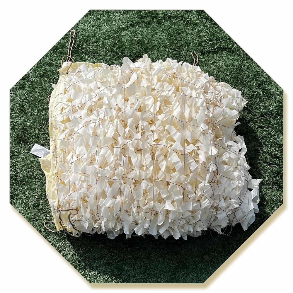 Outdoor Camo Netting, Hunting Camouflage Net, 2/3/4/5/6/7/8/9m Sunscreen Camouflage Shade Netting, for Military/Patio/Garden Decoration,Beige-2x10m(6.6 * 32.8ft)