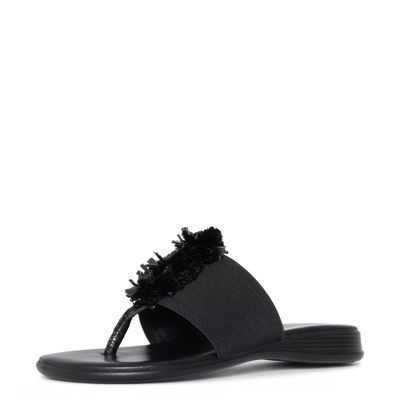 NYDJ Womens Asira Elastic Sandal,Black, Size 8.5