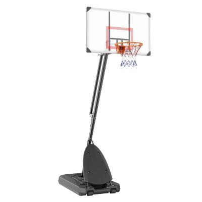 VEVOR Basketball Hoop, 50 inch Basketball Hoops Goal, 7.6-10 ft Adjustable Height Portable Backboard Hoop Court, Mobile Stand with Wheels Weighted Base, Youth&Adults, Basketball Hoop Outdoor/Indoor