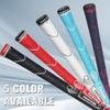 Geoleap Rubber Golf Grips Set of 13 - Non-slip, Shock-absorbing, Thumb Pattern Design, All Weather Performance, High Feedback Soft Rubber Golf Club Grips with 15 Tapes and Repair Kits (Navy-Pro Kit) view 3