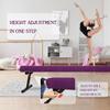 Wesky Adjustable Balance Beam,High and Low Floor Beam Gymnastics Equipment,Gymnastics Beam for Kids Home Training with Foldable Legs (Purple, 8FT) view 2