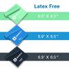A AZURELIFE Resistance Bands,Professional Long Non-Latex Elastic Stretch Bands,Exercise Bands for Physical Therapy, Yoga, Pilates, Rehab, at-Home or The Gym Workouts, Strength Training view 3