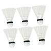 BIUDECO 6pcs Badminton Kit Nylon Plastic Shuttlecocks Equipment for Rebound Trainer Self Practice Strong Elastic view 2