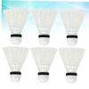 BIUDECO 6pcs Badminton Kit Nylon Plastic Shuttlecocks Equipment for Rebound Trainer Self Practice Strong Elastic view 4