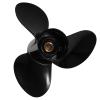 14x17 Aluminum Boat Propeller fit Suzuki Outboard Motors DF50/60/70/90/100/115/140HP Replacement OEM 58100-90J01-019 15 Spline Tooth 3 Blades RH view 1