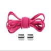 1Pair Elastic Shoelaces Round No Tie Shoe Laces Sneakers Shoelace Elastic Laces Lock One Size Fits All Shoes (Color : Rose red) view 1
