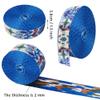 Grosun 1.5 inch Patterned Nylon Webbing Belt Webbing Straps Purse Straps Backpack Straps Nylon Belt for Seatbelt, Bags, Backpacks, Luggage (FF, 3.3 Yards) view 2