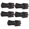 BESPORTBLE 5pcs Professional Archery Finger Guard Wear-Resistant Reusable Glove for Outdoor Sports Finger Portable Equipment for Pu Velour Design view 1