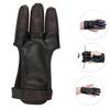 BESPORTBLE 5pcs Professional Archery Finger Guard Wear-Resistant Reusable Glove for Outdoor Sports Finger Portable Equipment for Pu Velour Design view 3