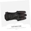 BESPORTBLE 5pcs Professional Archery Finger Guard Wear-Resistant Reusable Glove for Outdoor Sports Finger Portable Equipment for Pu Velour Design view 4