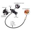 TUXING 4500PSI Paintball Fill Station Pcp Air Gun Charging Valve Dual Gauge Up to 4500psi with 24" Inch High Pressure Hose M18*1.5 view 2