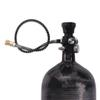 TUXING 4500PSI Paintball Fill Station Pcp Air Gun Charging Valve Dual Gauge Up to 4500psi with 24" Inch High Pressure Hose M18*1.5 view 4