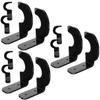 BESPORTBLE 3sets Bat Holder Wall Mount Display Acrylic Baseball Bat Stand Hockey Stick Rack for Collectors Fans view 1