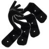 BESPORTBLE 3sets Bat Holder Wall Mount Display Acrylic Baseball Bat Stand Hockey Stick Rack for Collectors Fans view 2