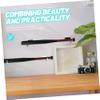 BESPORTBLE 3sets Bat Holder Wall Mount Display Acrylic Baseball Bat Stand Hockey Stick Rack for Collectors Fans view 4