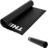 Thinvik Bike Mat for Peloton Spinning Bike & Wahoo Kickr 3072in Bicycle Trainer Mat for Cycleops Rowe Indoor Cycling Exercise Stationary Bike mat with Stone Texture 4mm Thickness view 1