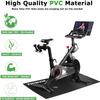 Thinvik Bike Mat for Peloton Spinning Bike & Wahoo Kickr 3072in Bicycle Trainer Mat for Cycleops Rowe Indoor Cycling Exercise Stationary Bike mat with Stone Texture 4mm Thickness view 3