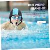 BESPORTBLE 3pcs Underwater Diving Hood Neoprene Thermal Swim Cap for Cold Weather Suitable for Long Hair and Comfortable Fit for Swimming and Sports view 4