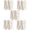 BESPORTBLE 50pcs Elastic Boot Straps for Outdoor Activities Boot Blousing Straps for Cycling Binding Ropes Portable Blousing Garters Elastic Ropes for Clean Look view 1
