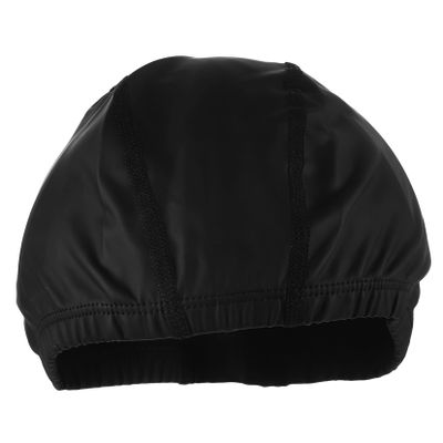 Parliky Swim Cap for Hair Flexible Design for Women and Men Lightweight Reusable Swimming Hat for Pool and Bath Use Black Pu Material