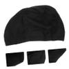 Parliky Swim Cap for Hair Flexible Design for Women and Men Lightweight Reusable Swimming Hat for Pool and Bath Use Black Pu Material view 4