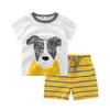 CM-Kid Little Boys Pajamas Short Set Summer Clothes Pjs for Toddler Kids Dog Dinosaur Short Sleeve Sleepwear Jammies Size 7 view 3