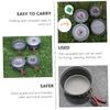BIUDECO Backpacking Camping Kit Folding Pot Cooking Utensils Set Outdoor Cooking Accessory view 4