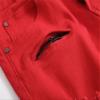 JEsilunmaMY Men's Wash Moto Biker Jeans Shorts Summer Casual Ripped Denim Shorts Distressed Slim Fit Holes Denim Short Pants (Red2,30) view 4