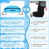 Hikeen Swim Belt for Adults,Water Aerobics Equipment with Fixing Straps and Zipped Pocket,Adults Pool Exercise Equipment for Pool Exercises and Workouts (Blue) view 3