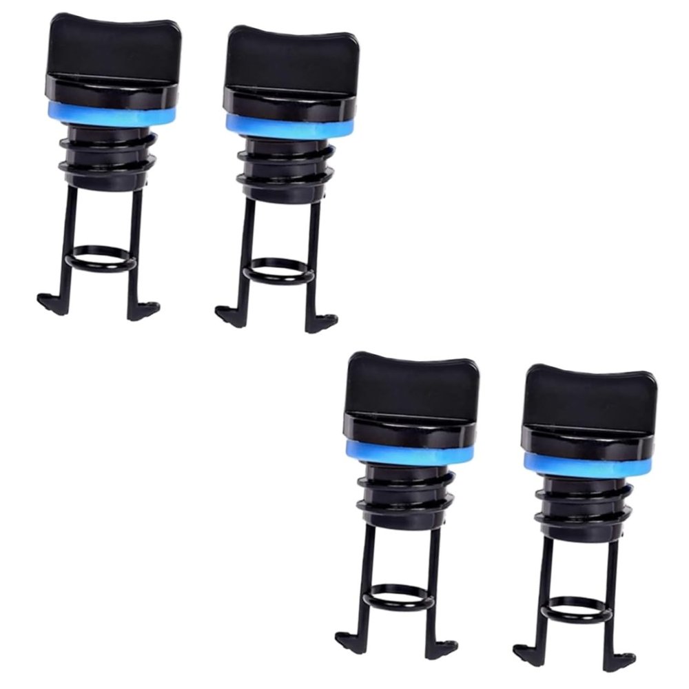 BESPORTBLE 4pcs Nylon Kayak Scupper Water Drain Plugs for Kayaks Canoes Boats Easy Installation for Dry Paddling Fit Accessory