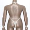 Miutii Womens One Piece Swimsuit Sexy Halter Monokini Sling Shots Bikini Beachwear Bathing Suit Type B White One Size view 4